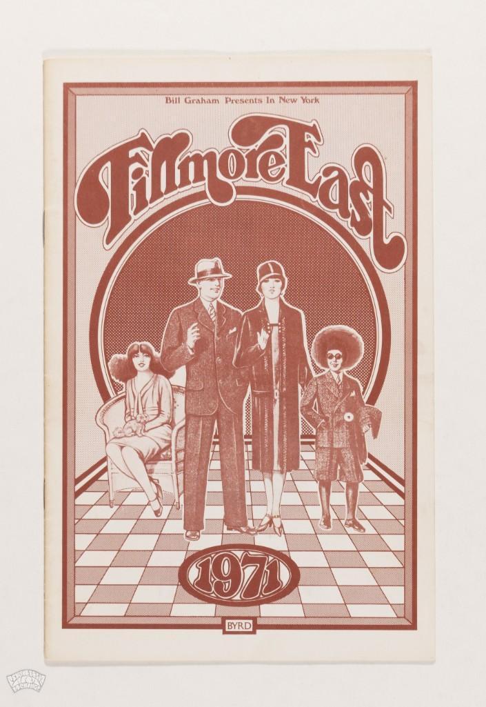 1971 James Taylor Fillmore East Program (1 of 3)