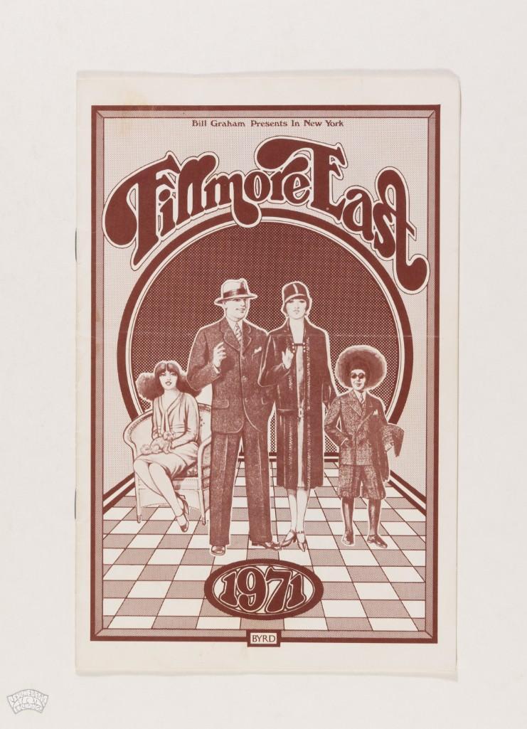 1971 Black Sabbath Small Faces Fillmore East Program (1 of 3)