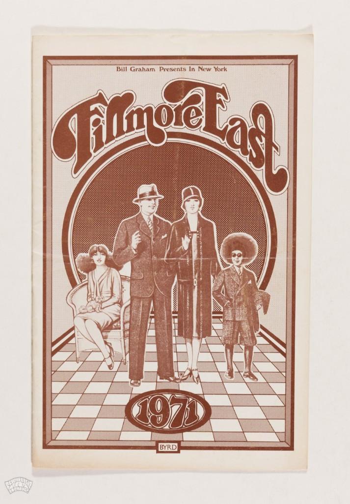 1971 T.Rex Mountain Fillmore East Program (1 of 3)