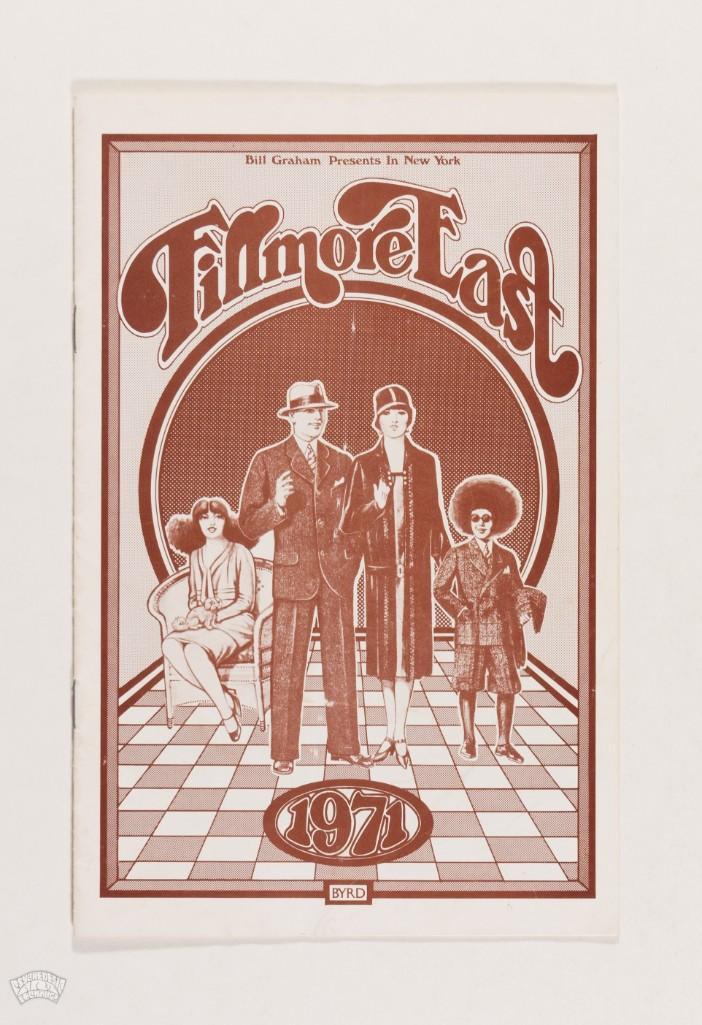 1971 Mott The Hoople Fillmore East Program Signed (1 of 3)