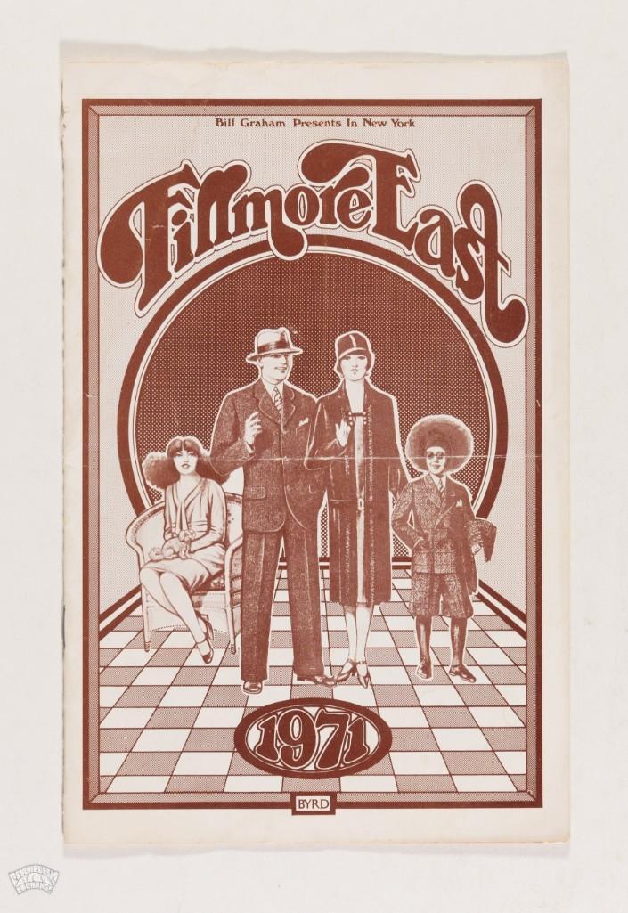 1971 Johnny Winter BB King Fillmore East Program Signed (1 of 3)