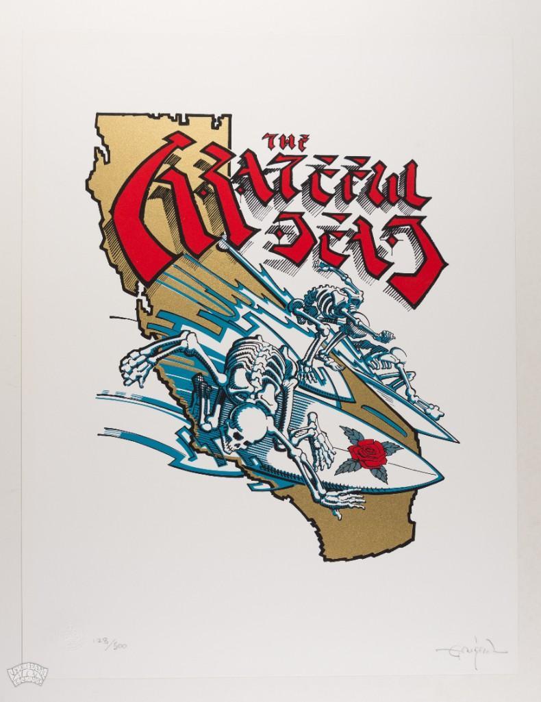 1986 Rick Griffin Grateful Dead Signed LE Poster