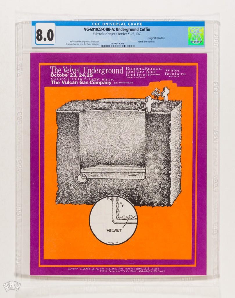1969 VG-691023 Velvet Underground Austin Handbill 8 (1 of 1)