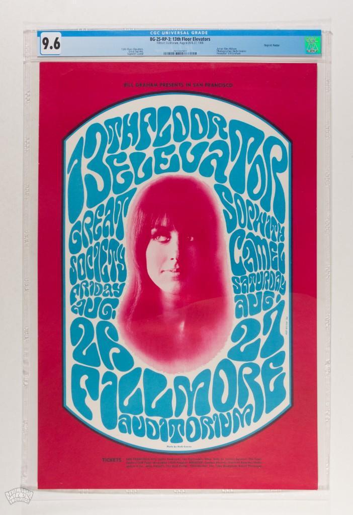 1966 BG-25 Great Society Fillmore RP3 Poster 9.6 (1 of 2)