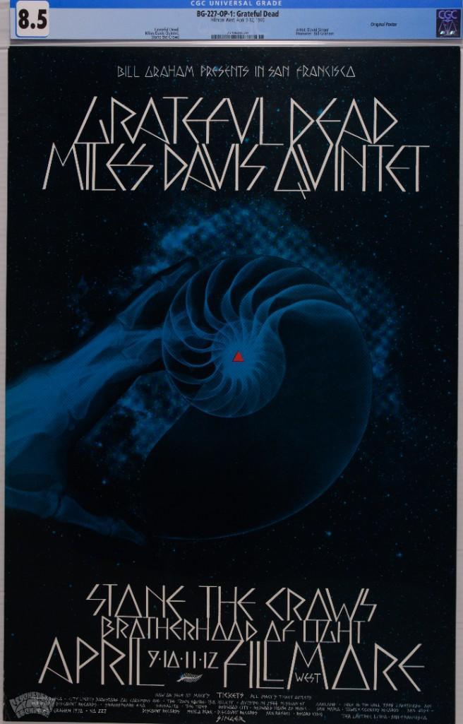 1970 BG-227 Grateful Dead Fillmore West Poster 8.5 (1 of 1)