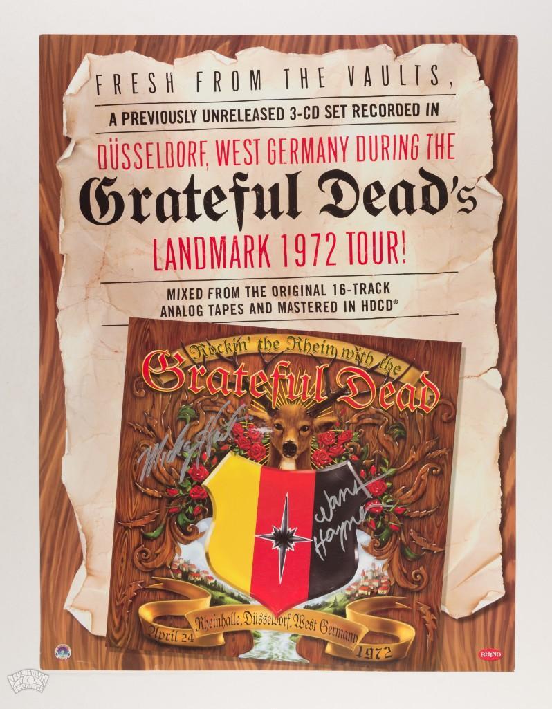 2004 Grateful Dead Rockin' The Rhein Signed Promo Poster (1 of 2)