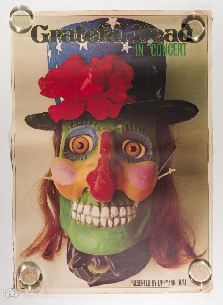 1972 Gunther Kieser Grateful Dead Germany Poster