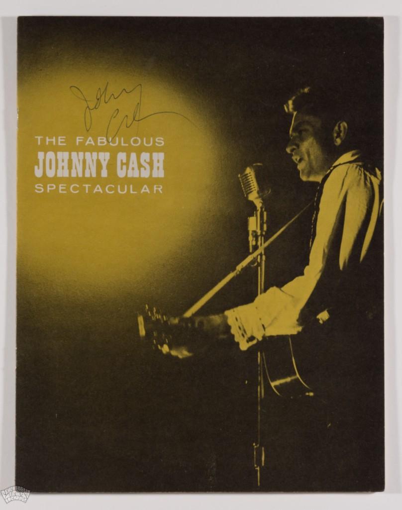 1964 The Fabulous Johnny Cash Program Signed Cash (1 of 4)