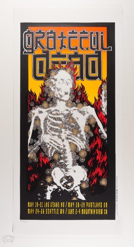 1995 PCL-58 Grateful Dead Spring Tour Signed LE Poster (1 of 2)