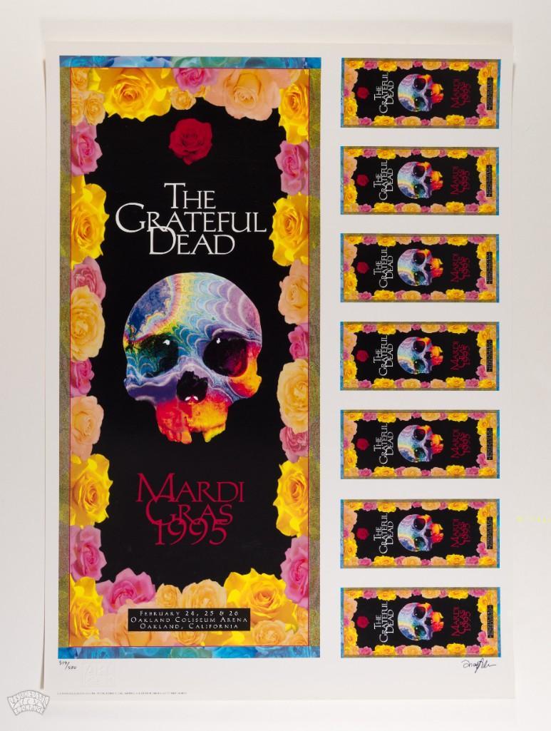 1995 PCL-43 Grateful Dead Uncut Proof Signed LE Poster (1 of 2)