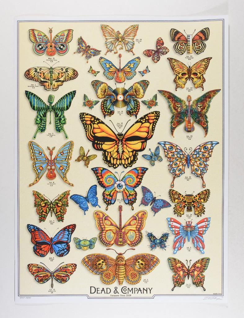 2019 EMEK Dead & Co Summer Tour VIP Signed LE Poster (1 of 2)