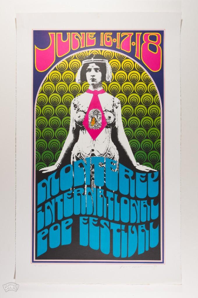 1994 AOR 3.5 Monterey Pop Festival AP Signed LE Poster (1 of 2)