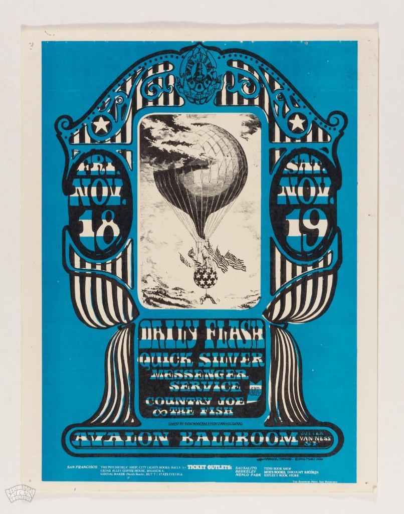 1966 FD-35 Daily Flash Avalon Ballroom Handbill (1 of 2)