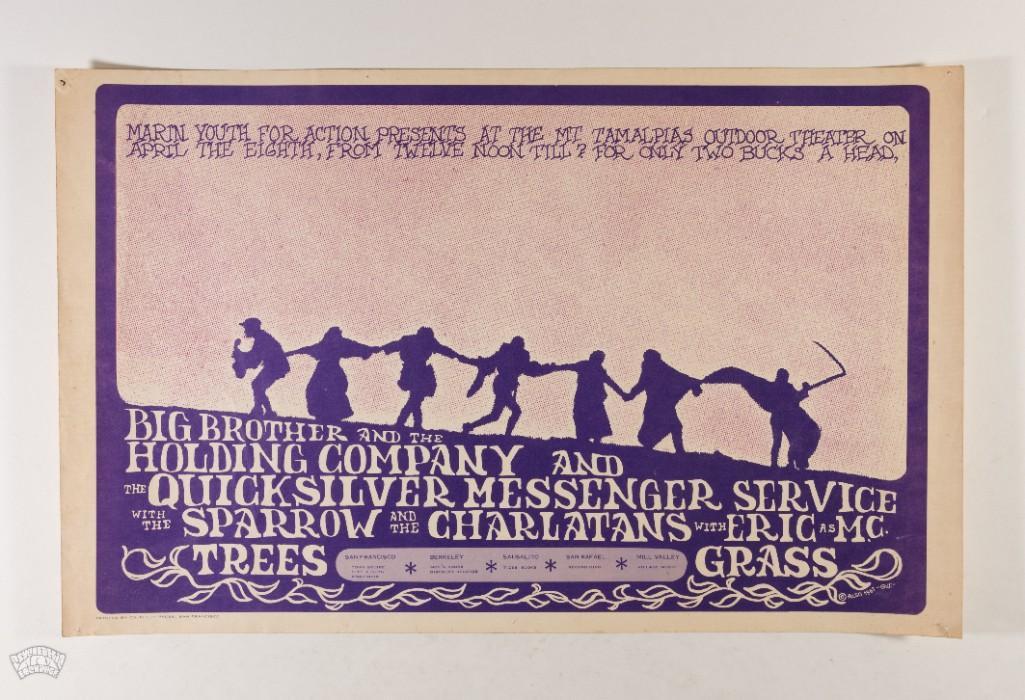 1967 Big Brother Janis Joplin Mt. Tamalpais Poster (1 of 2)