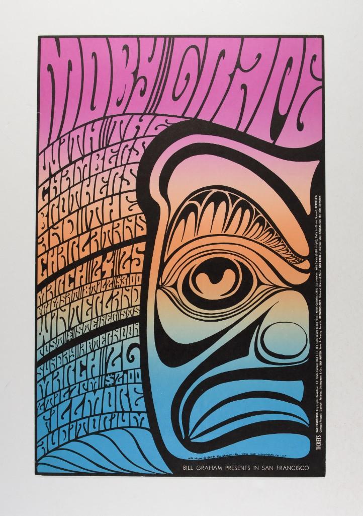 1967 BG-56 Moby Grape Winterland Fillmore Poster (1 of 2)