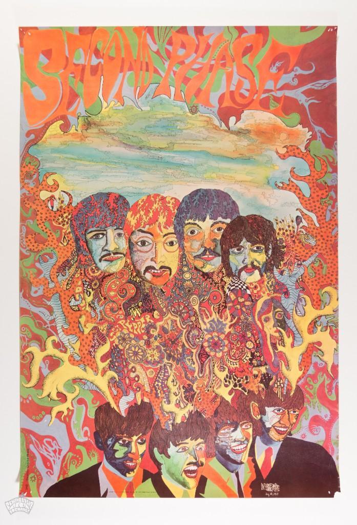 1968 The Beatles Second Phase Headshop Poster (1 of 2)