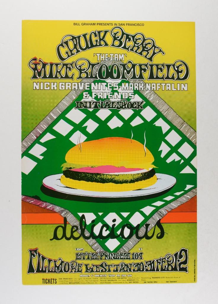 1969 BG-158 Chuck Berry Fillmore West Poster (1 of 2)
