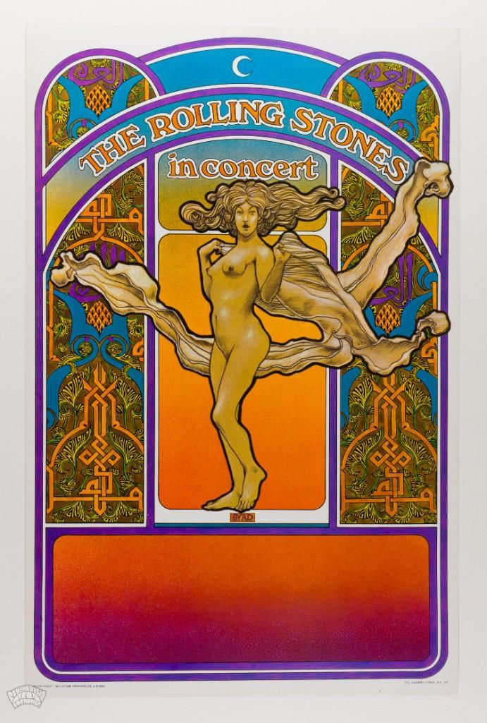 1969 The Rolling Stones Tour Blank Poster (1 of 2)