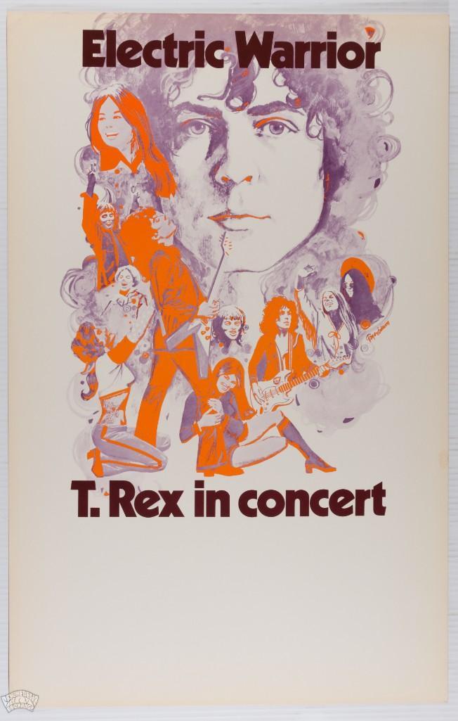 1971 T. Rex Electric Warrior Tour Blank Poster (1 of 2)