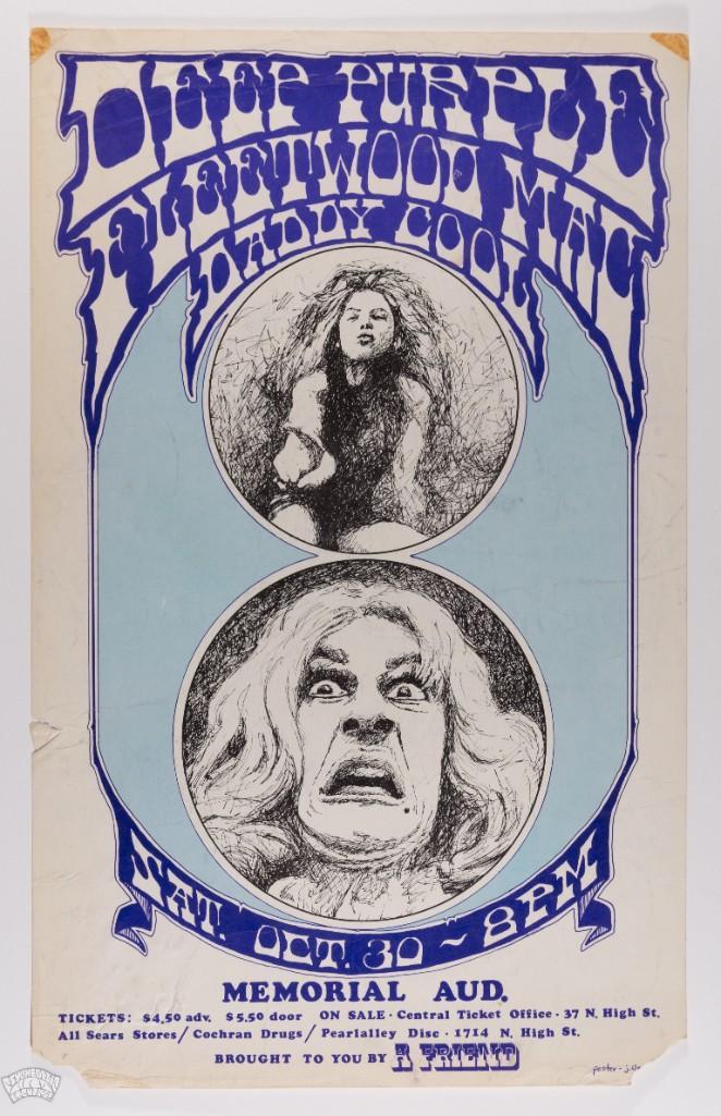 1971 Deep Purple Fleetwood Mac Columbus Poster (1 of 2)