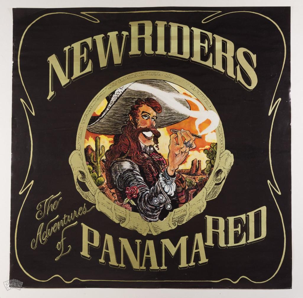 1973 New Riders Adventures of Panama Red Promo Poster (1 of 2)