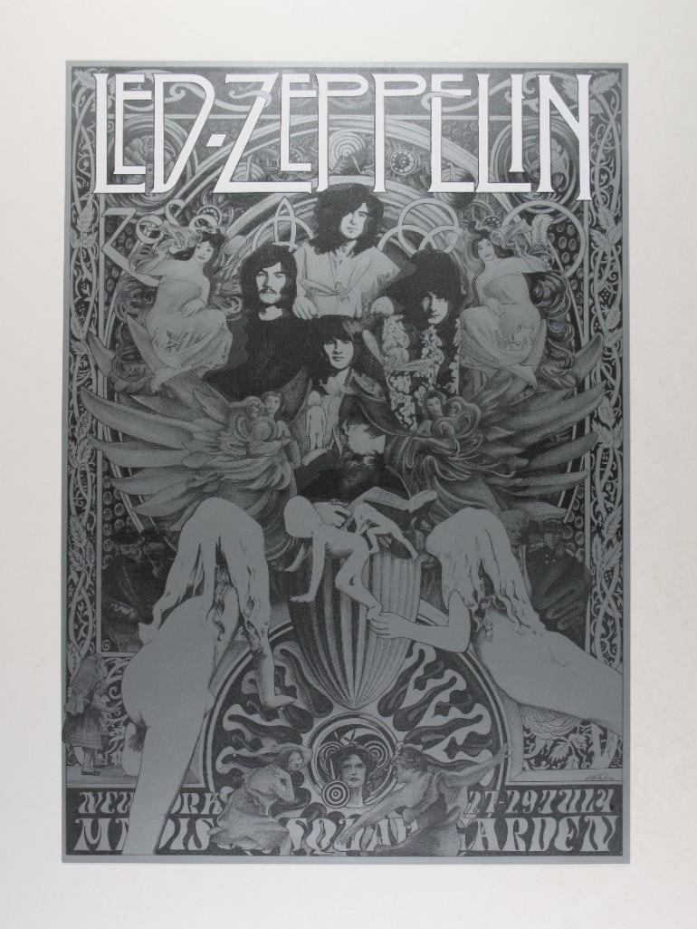 1973 Led Zeppelin MSG Commemorative RP Poster (1 of 2)