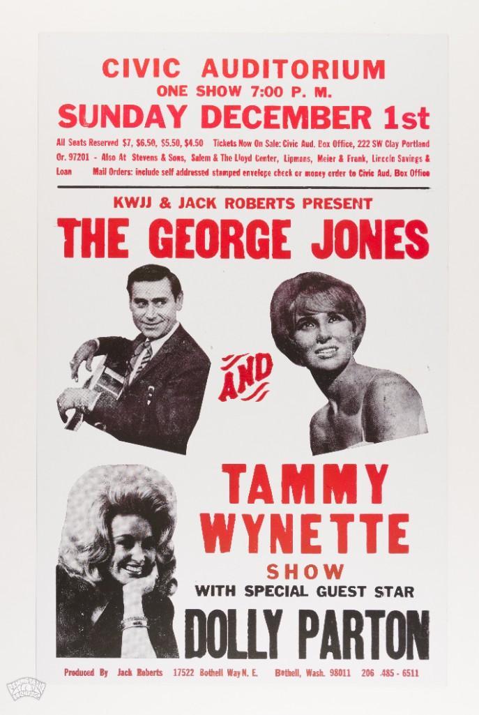 1974 George Jones Tammy Wynette Dolly Parton Poster (1 of 2)