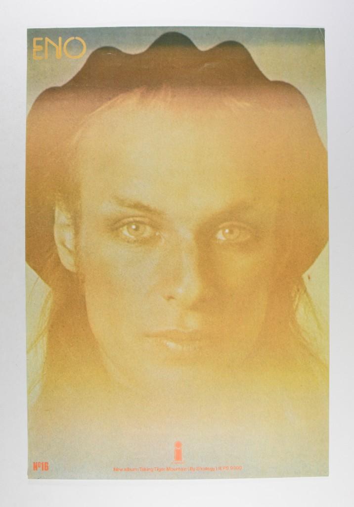 1974 Brian Eno Taking Tiger Mountain Promo Poster (1 of 2)