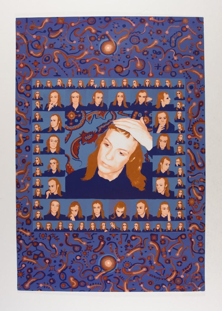 1974 Brian Eno Taking Tiger Mountain Signed LE Poster (1 of 2)