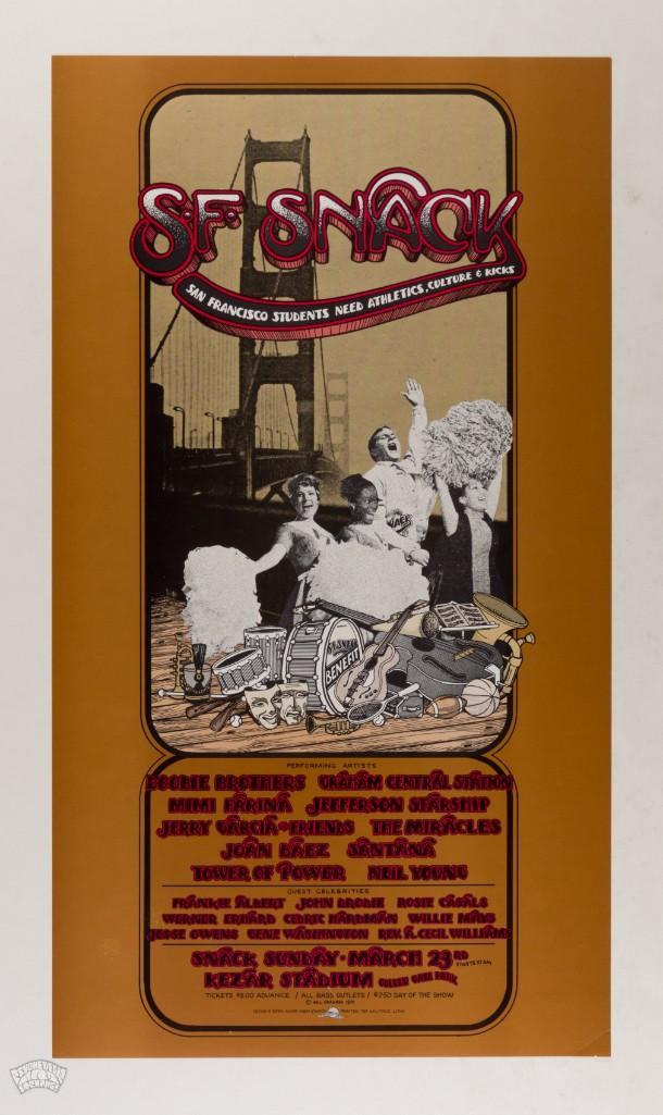 1975 AOR-4.49 Jerry Garcia Snack Benefit Kezar Poster (1 of 2)