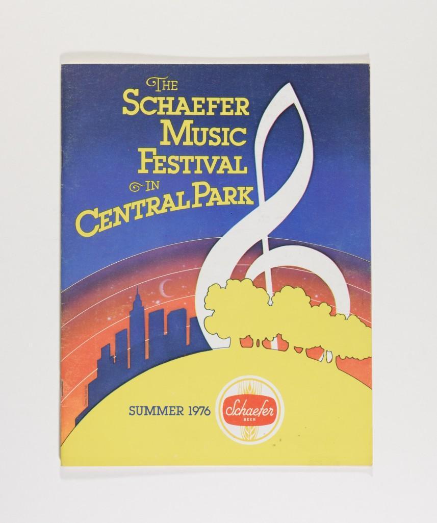1976 Schaefer Music Festival Summer Program (1 of 3)