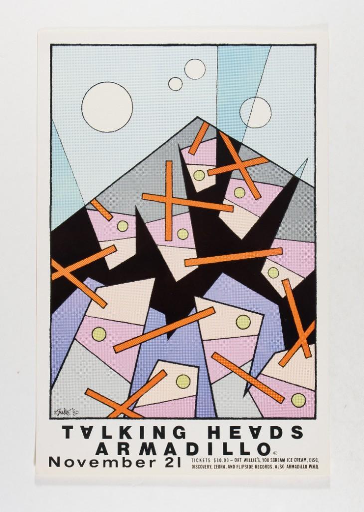 1980 Talking Heads Armadillo Austin Poster (1 of 2)