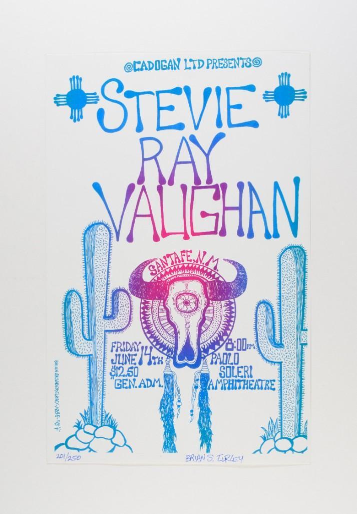 1985 Stevie Ray Vaughan Santa Fe LE Poster (1 of 2)