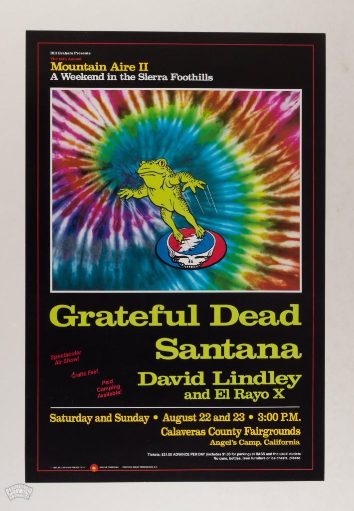 1987 BGP-17 Grateful Dead Calaveras County Poster (1 of 2)