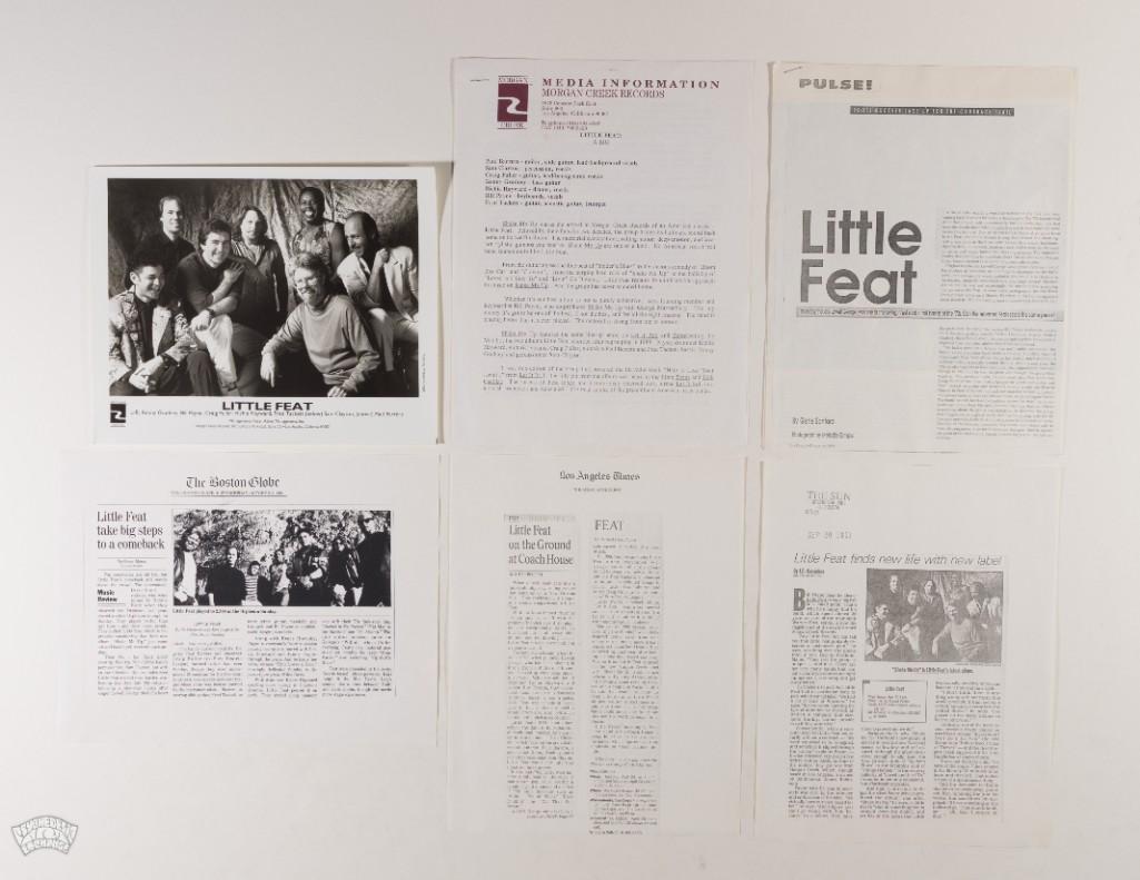 1991 Little Feat Shake Me Up Official Press Kit (1 of 3)