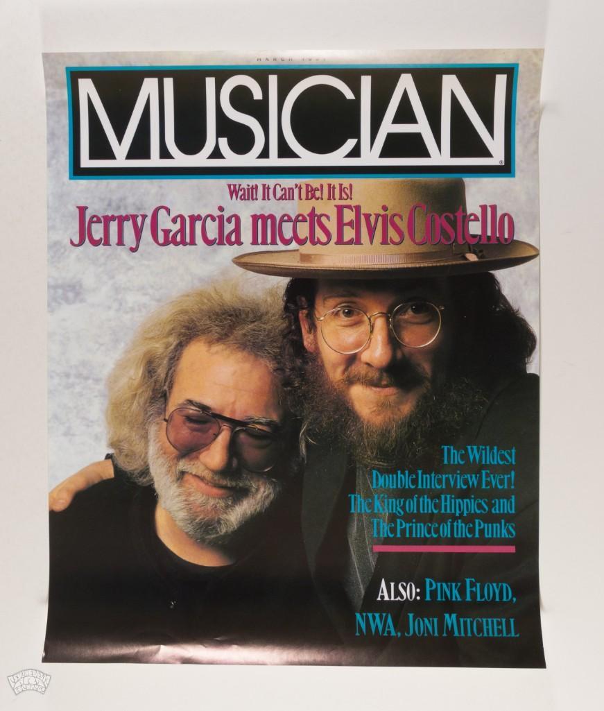 1991 Garcia Costello Musician Magazine Promo Poster (1 of 2)