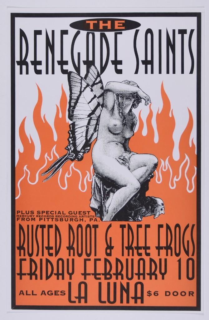 1995 Renegade Saints Rusted Root La Luna Poster (1 of 1)