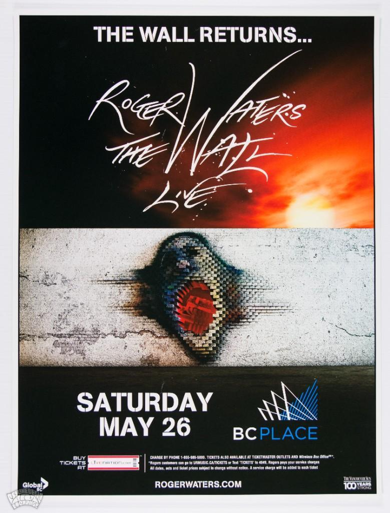 2012 Roger Waters The Wall Vancouver Poster (1 of 1)