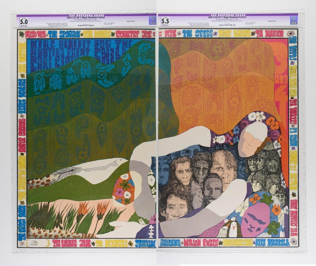 1967 AOR-2.317 Magic Mountain Fest Posters 5.5 RESTORED (1 of 5)