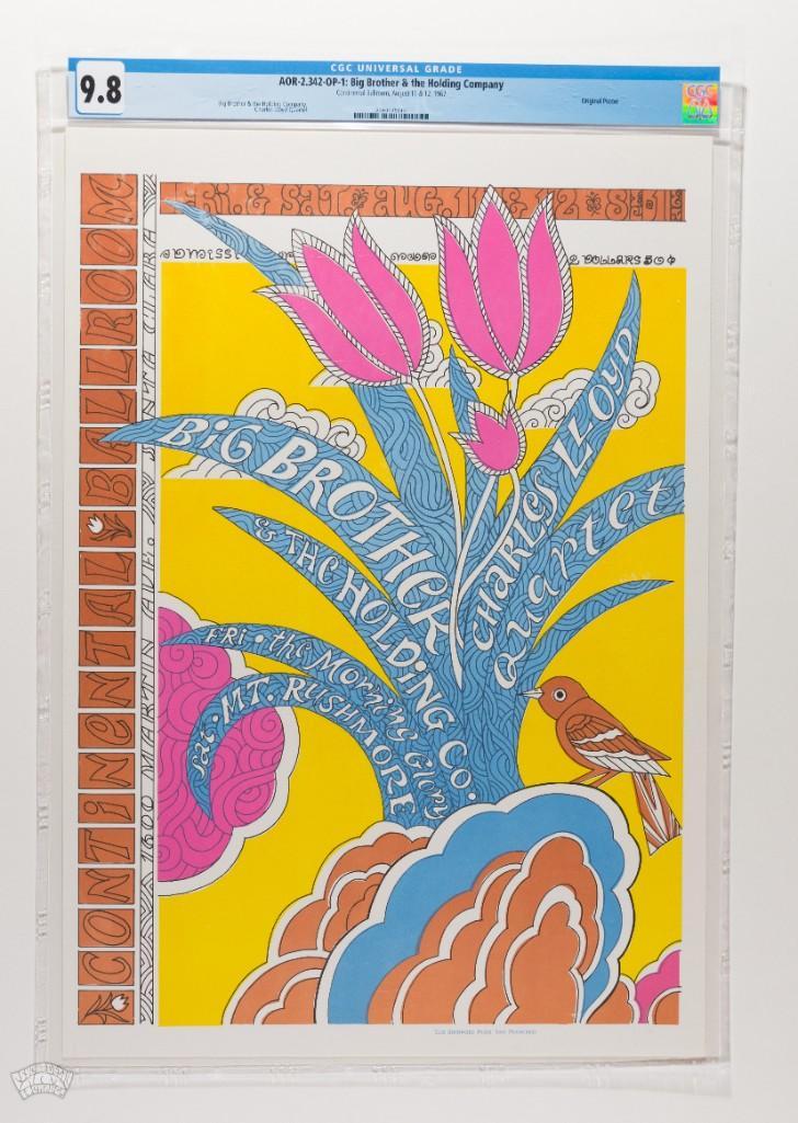 1967 AOR-2.342 Big Brother Janis Continental Poster 9.8 (1 of 2)