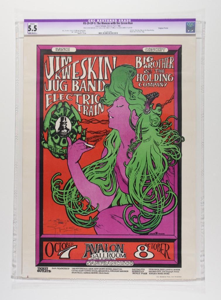 1966 FD-29 Big Bro Avalon Signed Poster 5.5 RESTORED (1 of 2)