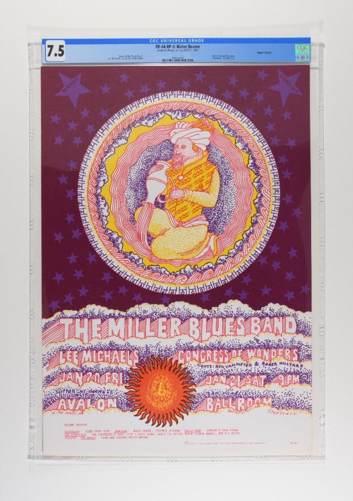 1967 FD-44 Miller Blues Band Avalon RP2 Poster 7.5 (1 of 2)