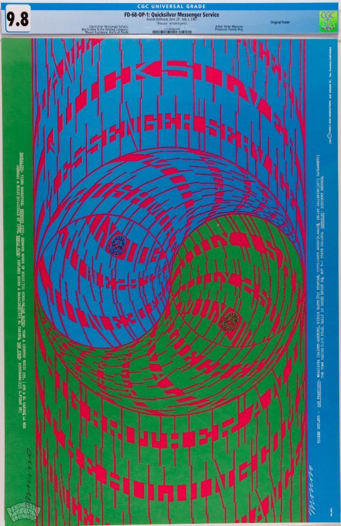 1967 FD-68 Big Brother Avalon Signed Poster 9.8 (1 of 1)