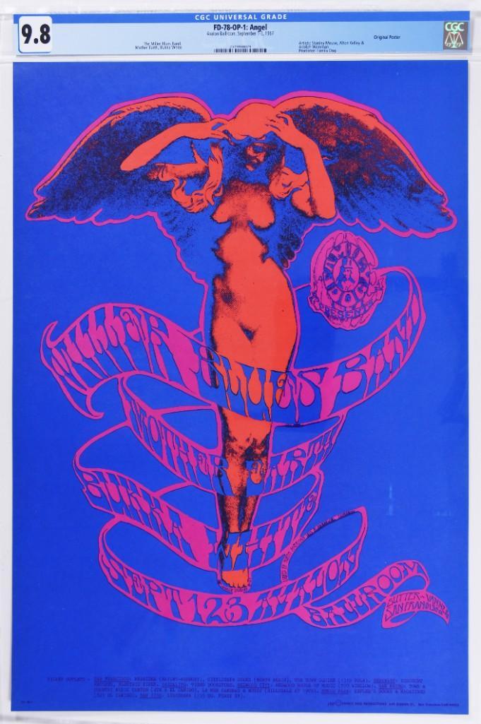 1967 FD-78 Miller Blues Band Avalon Poster 9.8 (1 of 1)
