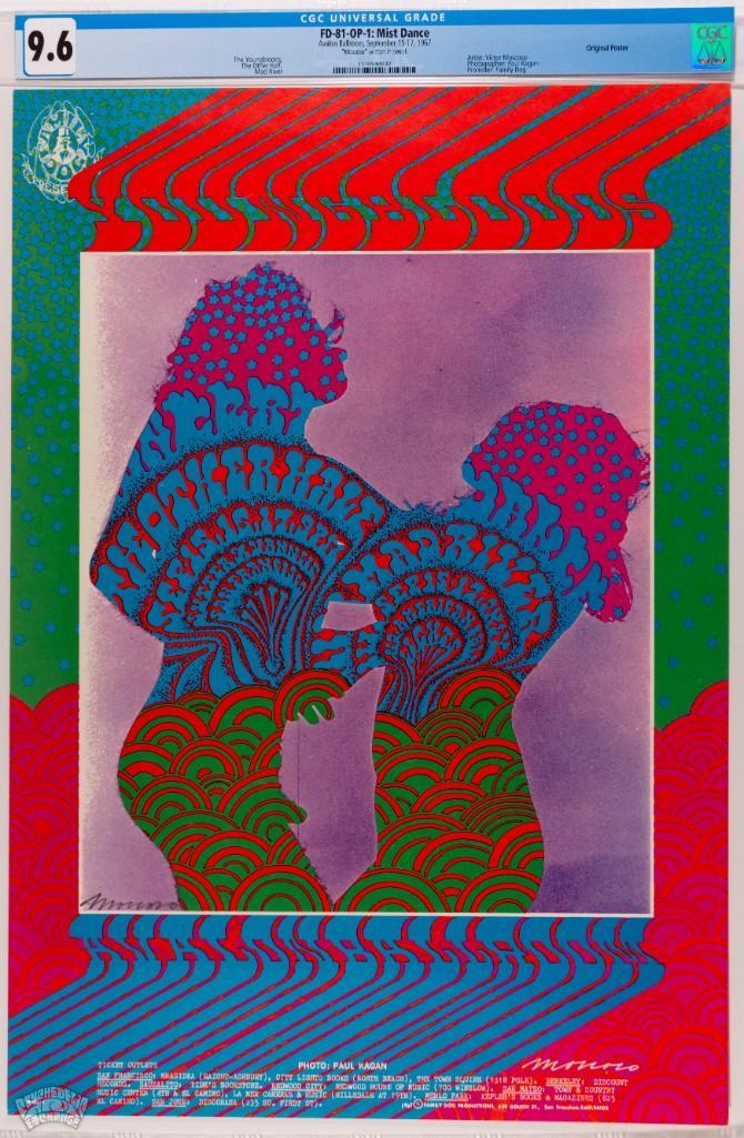 1967 FD-81 Youngbloods Avalon Signed Poster 9.6 (1 of 1)