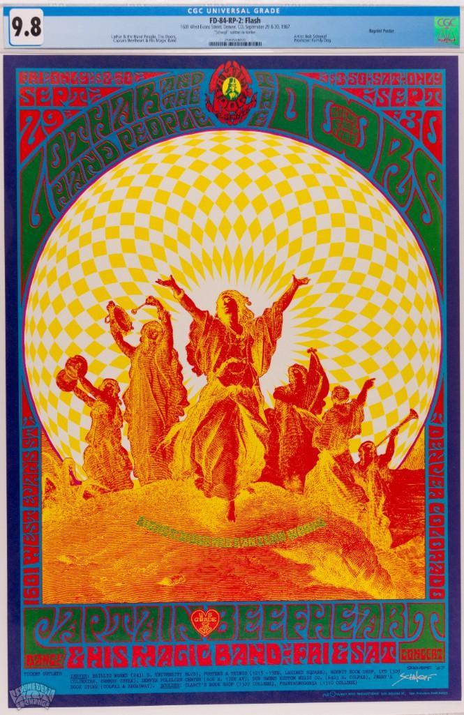 1967 FD-84 The Doors Denver Signed RP2 Poster 9.8 (1 of 1)