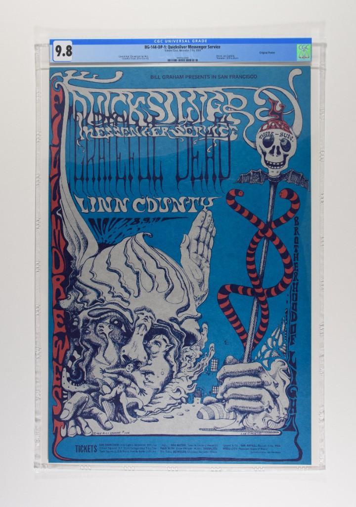1968 BG-144 Grateful Dead Fillmore West Poster 9.8 (1 of 2)