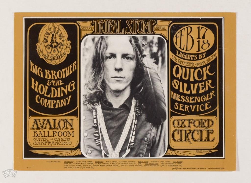 1967 FD-48 Big Brother Janis Joplin Avalon Postcard (1 of 2)