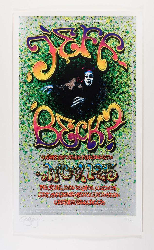 1994 AOR-3.155 Jeff Beck Grande Signed LE Poster (1 of 2)