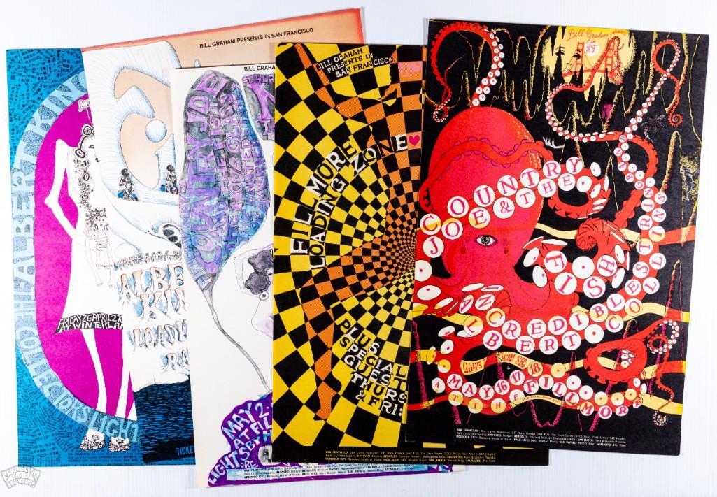 Lot of 5 Fillmore Series OP Posters (1 of 6)
